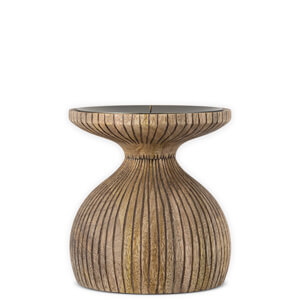 Nkuku Omari Mango Wood Candlestick Natural